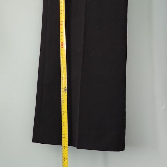 NWT RED VALENTINO Velvet-trimmed grain de poudre flared pants - Picture 14 of 15